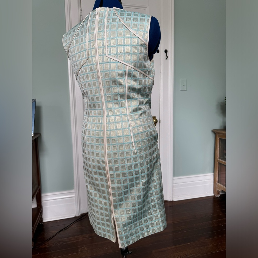 Per Se Classy Turquoise Dress